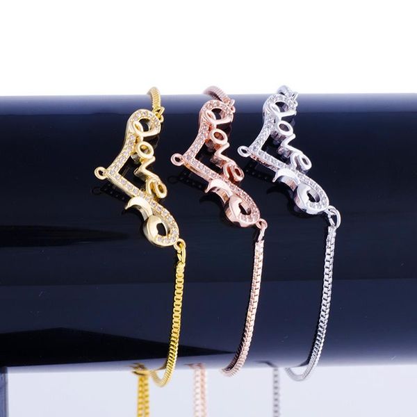 charm bracelets juya drop pave crystals sweet love heart letters charms for women wedding party jewelry gift, Golden;silver 
charm bracelets juya drop pave crystals sweet love heart letters charms for women wedding party jewelry gift, Golden;silver