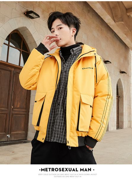 the yellow one the new tide of han edition add wool with thick cotton-padded jacket coat down cotton-padded jacket winter day, Black;brown
the yellow one the new tide of han edition add wool with thick cotton-padded jacket coat down cotton-padded jacket winter day, Black;brown