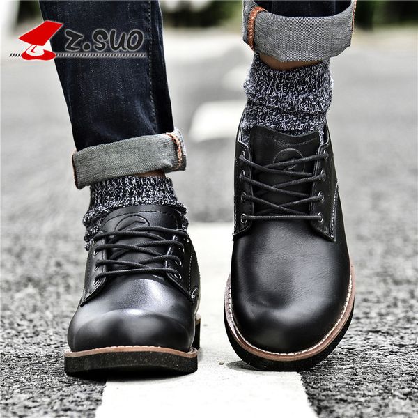 walking rope martin autumn and winter work clothes trend casual leather men's low shoes lace up c1212, Black;white
walking rope martin autumn and winter work clothes trend casual leather men's low shoes lace up c1212, Black;white