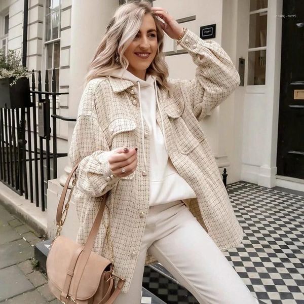 women's vintage plaid shirts spring autumn chic ladies streetwear oversize loose long casual shirt 2020 new women blouses1, White
women's vintage plaid shirts spring autumn chic ladies streetwear oversize loose long casual shirt 2020 new women blouses1, White