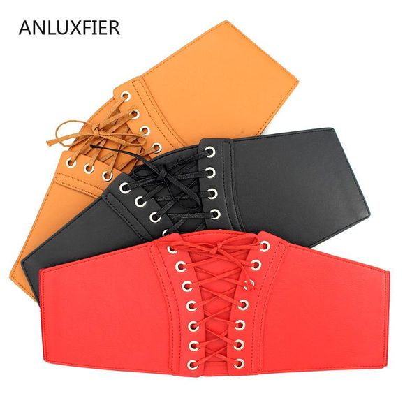 h9826 women wide belt court style elastic waist seal girl fashion leather cummerbunds female waistband accessories, Black;brown
h9826 women wide belt court style elastic waist seal girl fashion leather cummerbunds female waistband accessories, Black;brown