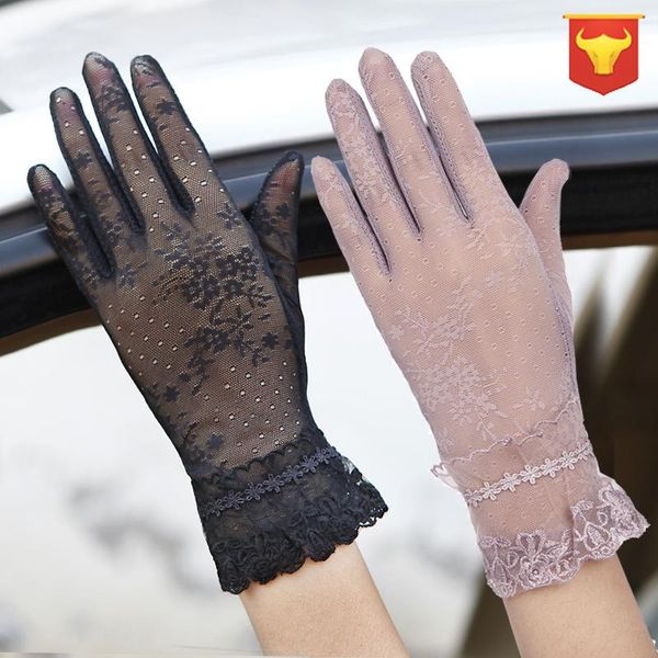 five fingers gloves sunscreen women' thin touch screen anti-uv mesh for women goth, Blue;gray
five fingers gloves sunscreen women' thin touch screen anti-uv mesh for women goth, Blue;gray