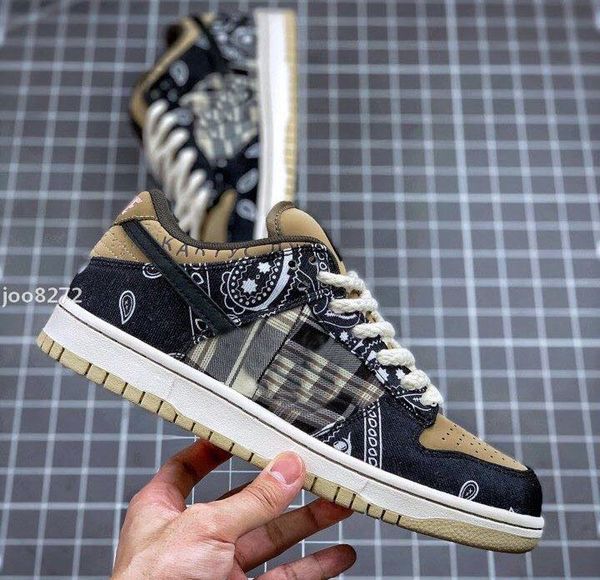 travis scott * sb dunk cashew low casual basketball skateboard black parachute beige cactus jack womens mens running shoes c1
travis scott * sb dunk cashew low casual basketball skateboard black parachute beige cactus jack womens mens running shoes c1