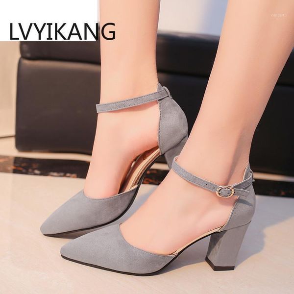 2020 sandalias femeninas high heels autumn flock pointed sandals high heels female summer shoes female sandals mujer s0401, Black
2020 sandalias femeninas high heels autumn flock pointed sandals high heels female summer shoes female sandals mujer s0401, Black