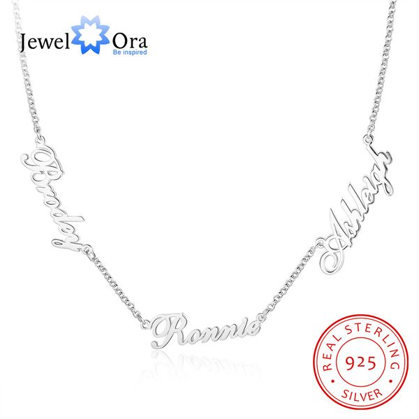 jewelora customized 925 sterling silver 3 names necklaces for women personalized letter nameplate s925 fine jewelry custom gifts q1219, Golden;silver
jewelora customized 925 sterling silver 3 names necklaces for women personalized letter nameplate s925 fine jewelry custom gifts q1219, Golden;silver