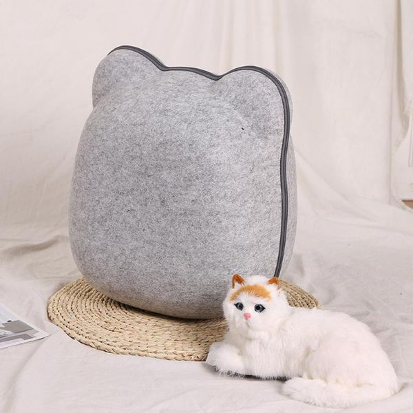 detachable dog cat bed house kitty shaped zipper felt cloth pet house nest cat basket cave cats products for pets puppy dogs ats
detachable dog cat bed house kitty shaped zipper felt cloth pet house nest cat basket cave cats products for pets puppy dogs ats