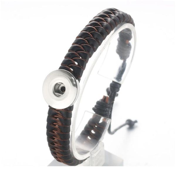 2 colors adjustable woven leather snap bracelet/bangle leather rope bracelet fit 18mm snap button snap jewe bbymgz, Golden;silver
2 colors adjustable woven leather snap bracelet/bangle leather rope bracelet fit 18mm snap button snap jewe bbymgz, Golden;silver