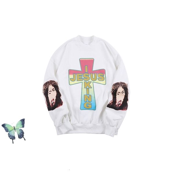 2021 new is king pullover men women sweatshirt kanye west streetwear jesus cross sweatshirts xgvh, Black
2021 new is king pullover men women sweatshirt kanye west streetwear jesus cross sweatshirts xgvh, Black