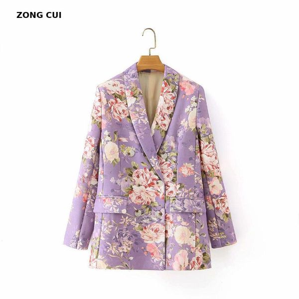 women's suits & blazers autumn 2021 flower printed double breasted casual and fashionable suit coat with retro temperament dames blazer, White;black
women's suits & blazers autumn 2021 flower printed double breasted casual and fashionable suit coat with retro temperament dames blazer, White;black