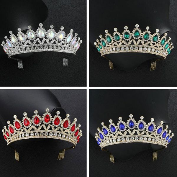 2020 новый ab зеленый красный синий хрусталь tiaras gold rhinestone pageant crows crowns с гребенью барокко свадебные волосы ювелирные издел, Golden;silver
2020 новый ab зеленый красный синий хрусталь tiaras gold rhinestone pageant crows crowns с гребенью барокко свадебные волосы ювелирные издел, Golden;silver