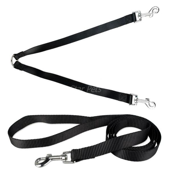 4 colors 3 sizes 48\"length nylon belt 2 way double dog coupler with walking leash sqccen
4 colors 3 sizes 48\"length nylon belt 2 way double dog coupler with walking leash sqccen