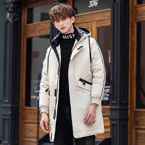 winter new korean thickened off the knee down jacket men's middle long handsome young men's running men's coat q1209, Black
winter new korean thickened off the knee down jacket men's middle long handsome young men's running men's coat q1209, Black