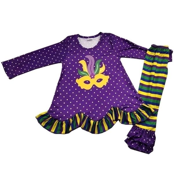 mardi gras children's a-line tunic legging pants sets party mask girls adorable outfit y200325, White
mardi gras children's a-line tunic legging pants sets party mask girls adorable outfit y200325, White