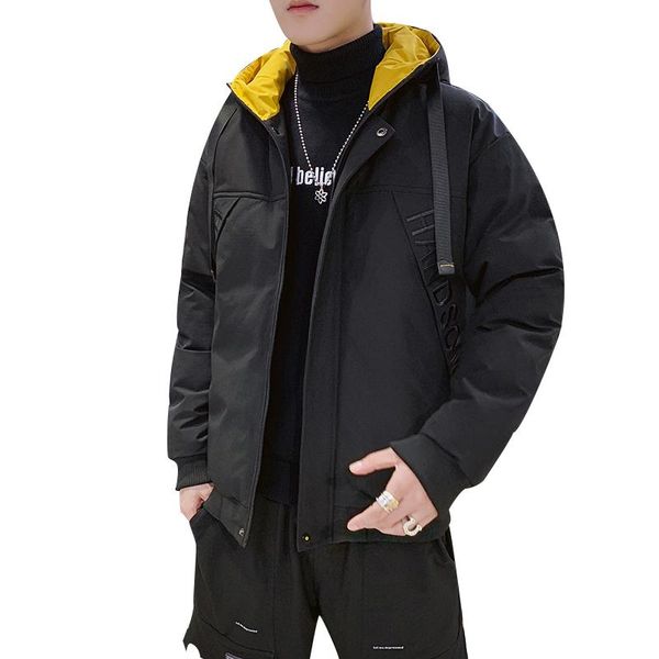 (m-4xl) winter new men's coat down cotton jacket korea version fashion overcoat casual warm outwear outdoor wear male cloth, Black
(m-4xl) winter new men's coat down cotton jacket korea version fashion overcoat casual warm outwear outdoor wear male cloth, Black