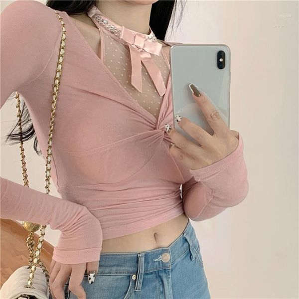 sweet long-sleeve women lace v-neck cute t-shirt for girls autumn fake two piece short aesthetic clothes1, White
sweet long-sleeve women lace v-neck cute t-shirt for girls autumn fake two piece short aesthetic clothes1, White