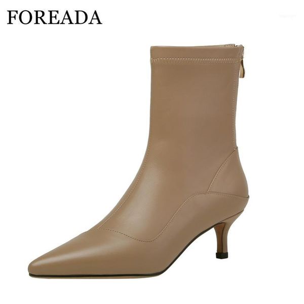 boots foreada pointed toe mid calf high heel woman stiletto shoes zipper female footwear autumn apricot beige size 401, Black
boots foreada pointed toe mid calf high heel woman stiletto shoes zipper female footwear autumn apricot beige size 401, Black