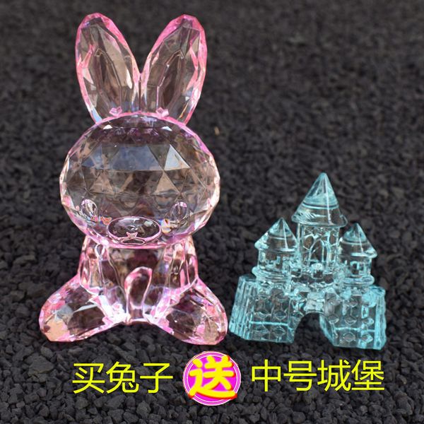 hyfrdflarge transparent acrylic crystal rabbit animal ornaments children's award gifts jewelry video game prizesgdr, Silver
hyfrdflarge transparent acrylic crystal rabbit animal ornaments children's award gifts jewelry video game prizesgdr, Silver