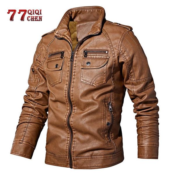 winter motorcycle leather jacket men faux fur coat men thick wool liner warm outerwear pu jackets male size m-4xl chaqueta cuero, Black
winter motorcycle leather jacket men faux fur coat men thick wool liner warm outerwear pu jackets male size m-4xl chaqueta cuero, Black