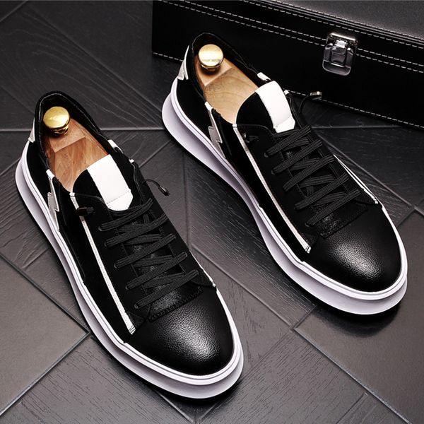 style male korean casual black leather genuine rentals-up sneakers breathing platform shoes rhwr
style male korean casual black leather genuine rentals-up sneakers breathing platform shoes rhwr