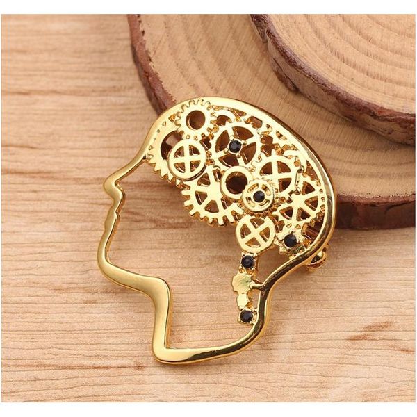 metal gear brain brooch women men vintage head portrait brooch suit lapel pin fashio sqczgj beauty888, Gray
metal gear brain brooch women men vintage head portrait brooch suit lapel pin fashio sqczgj beauty888, Gray