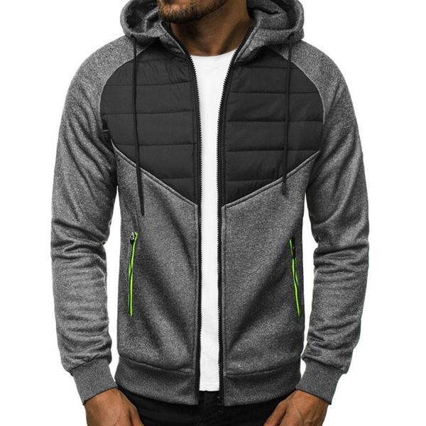men designer jacket autumn winter zipper hooded jacket men longsleeve patchwork mens fashion jackets slim fit outerwear coat men, Black;brown
men designer jacket autumn winter zipper hooded jacket men longsleeve patchwork mens fashion jackets slim fit outerwear coat men, Black;brown