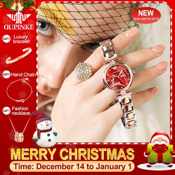 oupinke luxury automatic watch women waterproof bracelet watches set dress ladies mechanical wristwatches relojes para mujerq0108, Slivery;brown
oupinke luxury automatic watch women waterproof bracelet watches set dress ladies mechanical wristwatches relojes para mujerq0108, Slivery;brown