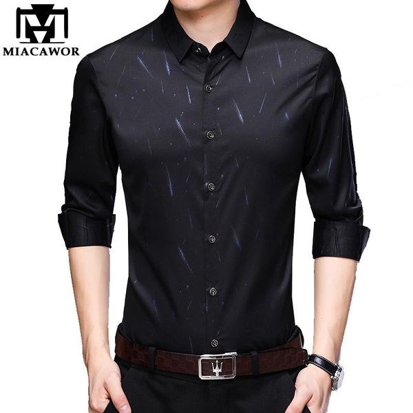 men's casual shirts miacawor shirt men slim fit camisa masculina long sleeve autumn camicia uomo clothes plus size 4xl c529, White;black
men's casual shirts miacawor shirt men slim fit camisa masculina long sleeve autumn camicia uomo clothes plus size 4xl c529, White;black
