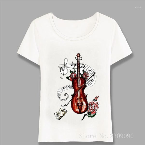 new harajuku brown violin with music notes art t-shirt fashion women t shirt music pretty girl t-shirt ladies casual tee1, White
new harajuku brown violin with music notes art t-shirt fashion women t shirt music pretty girl t-shirt ladies casual tee1, White