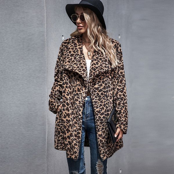 european and american women's faux fur coat women 2020 autumn and winter mid-length woolen coat, Black
european and american women's faux fur coat women 2020 autumn and winter mid-length woolen coat, Black