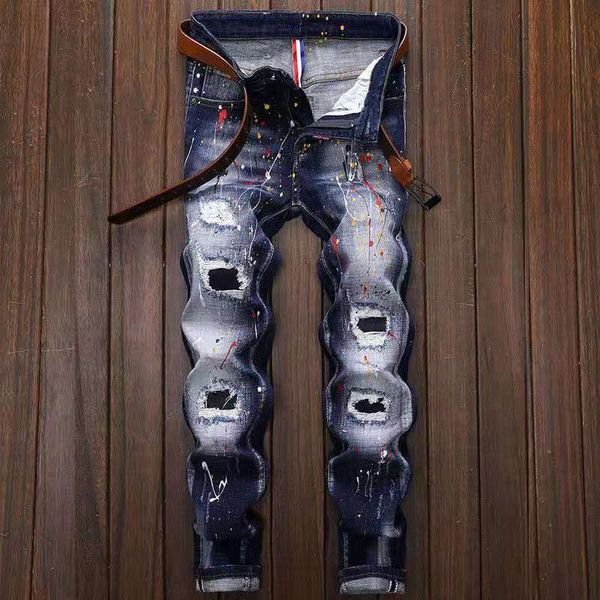 2020 high street fashion мужские огорченные вышитые тощие брюки роскошная одежда тонкий мотоцикл мотоцикл джинсы хип-хоп мужские джинсы, Blue
2020 high street fashion мужские огорченные вышитые тощие брюки роскошная одежда тонкий мотоцикл мотоцикл джинсы хип-хоп мужские джинсы, Blue