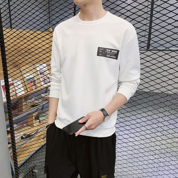 2020 new round neck sweater men's leisure sports long sleeve t-shirt korean version fashionable and handsome, Gray
2020 new round neck sweater men's leisure sports long sleeve t-shirt korean version fashionable and handsome, Gray