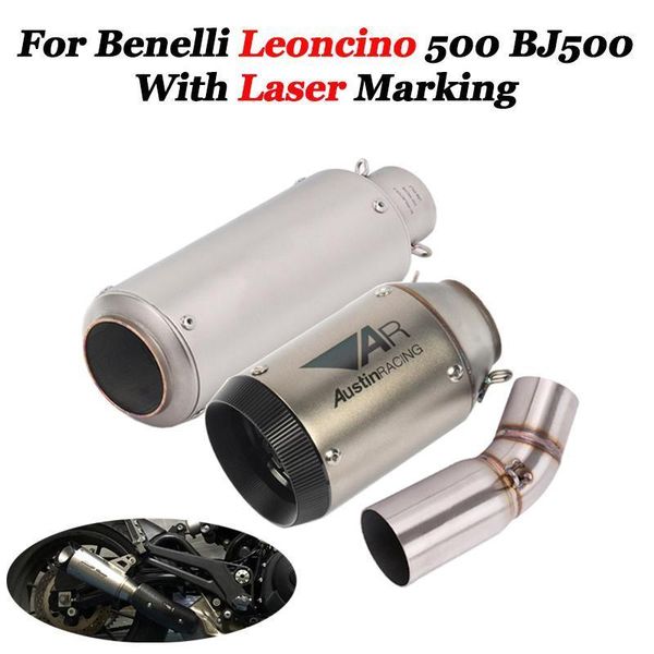 motorcycle exhaust system connector link tube pipe tip muffler escape heat shield cover for benelli leoncino 500 bj5001
motorcycle exhaust system connector link tube pipe tip muffler escape heat shield cover for benelli leoncino 500 bj5001