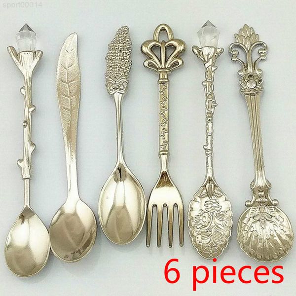 6 pcs royal antique european style vintage pomegranate flower carved coffee tea scoop tableware cutlery set
6 pcs royal antique european style vintage pomegranate flower carved coffee tea scoop tableware cutlery set