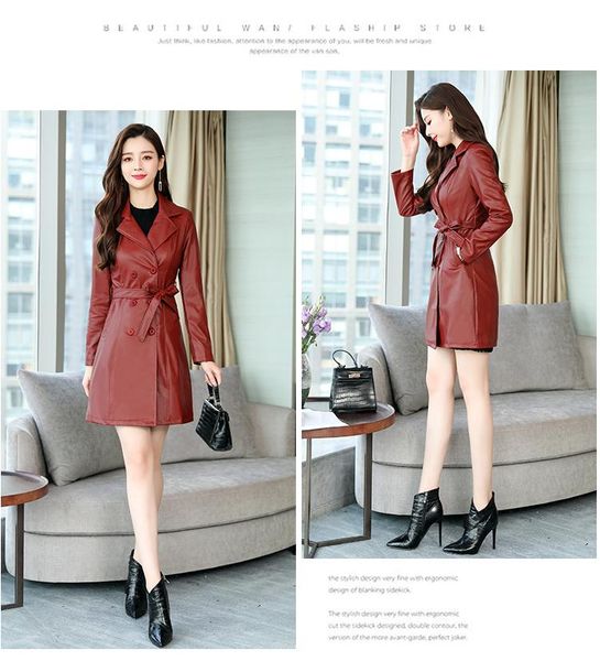 black trench wash autumn winter double-breasted plus size cotton coat women sheepskin pu leather jacket belt gothic
black trench wash autumn winter double-breasted plus size cotton coat women sheepskin pu leather jacket belt gothic