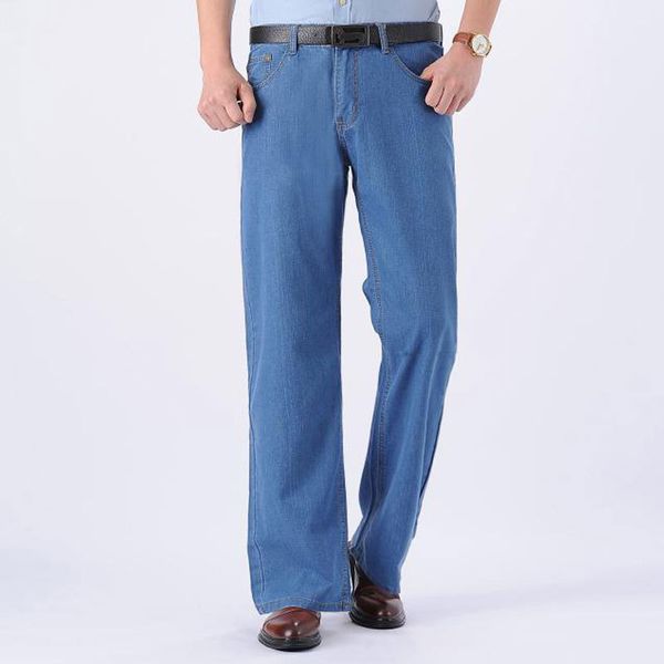 breeches will men's see enlarged long legged straight brem pants, big micro-pants size 28-40. n22b, Blue
breeches will men's see enlarged long legged straight brem pants, big micro-pants size 28-40. n22b, Blue