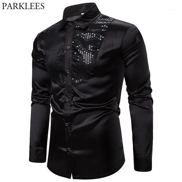 black smooth silk satin shirt men brand new mens glitter sequin tuxedo shirt slim fit club party dance costume chemise homme xxl1, White;black
black smooth silk satin shirt men brand new mens glitter sequin tuxedo shirt slim fit club party dance costume chemise homme xxl1, White;black