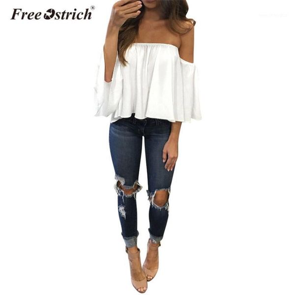 women's blouses & shirts ostrich summer short chiffon blouse women off shoulder stomacher strapless slash neck ruffles elegant top, White
women's blouses & shirts ostrich summer short chiffon blouse women off shoulder stomacher strapless slash neck ruffles elegant top, White