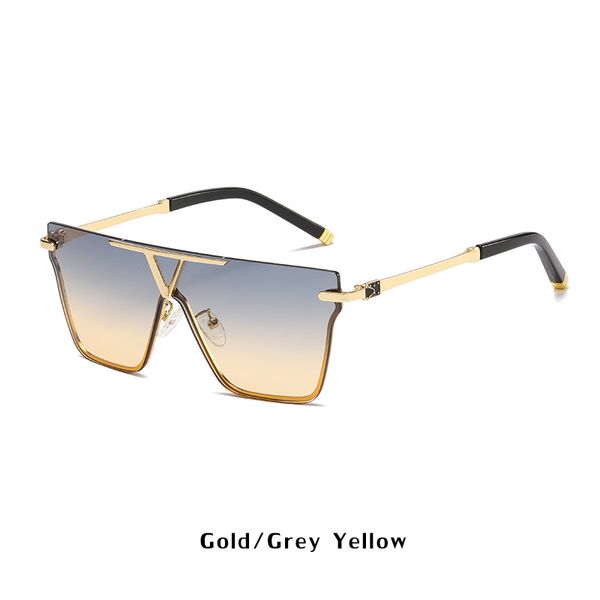 fashion men sunglasses new one piece large frame uv protection male eyeglasses reflection mirror frameless eyewear vision color matching tre, White;black
fashion men sunglasses new one piece large frame uv protection male eyeglasses reflection mirror frameless eyewear vision color matching tre, White;black