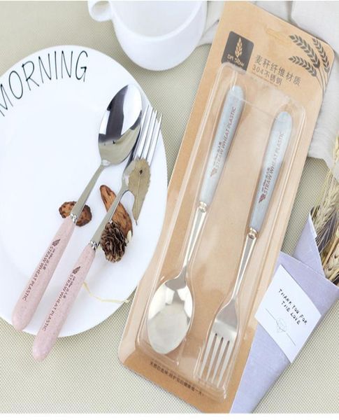 2 шт. eco дружелюбная пшеничная столовая посуда наводомная пластиковая ручка для детских школьных столовых приборов для пикников путешествую
2 шт. eco дружелюбная пшеничная столовая посуда наводомная пластиковая ручка для детских школьных столовых приборов для пикников путешествую