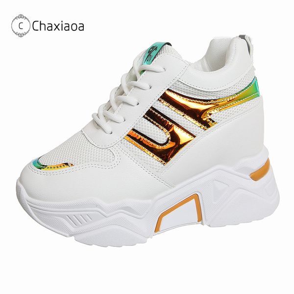 chaxiaoa platform women sneakers autumn stylish thick sole casual shoes breathable mesh walking wedges shoes zapatos mujer x348 201201, Black
chaxiaoa platform women sneakers autumn stylish thick sole casual shoes breathable mesh walking wedges shoes zapatos mujer x348 201201, Black