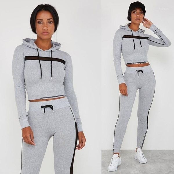 2019 new women's fitness suit sets lace transparent tracksuit long sleeve crop and slim leggings two piece set1, White
2019 new women's fitness suit sets lace transparent tracksuit long sleeve crop and slim leggings two piece set1, White