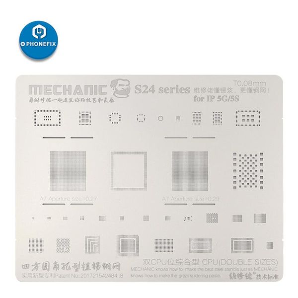 mechanic bga reballing stencil template for soldering for 6/7/7plus/8/8p/x/xs/xr/max/11 pro max reballing stencil
mechanic bga reballing stencil template for soldering for 6/7/7plus/8/8p/x/xs/xr/max/11 pro max reballing stencil
