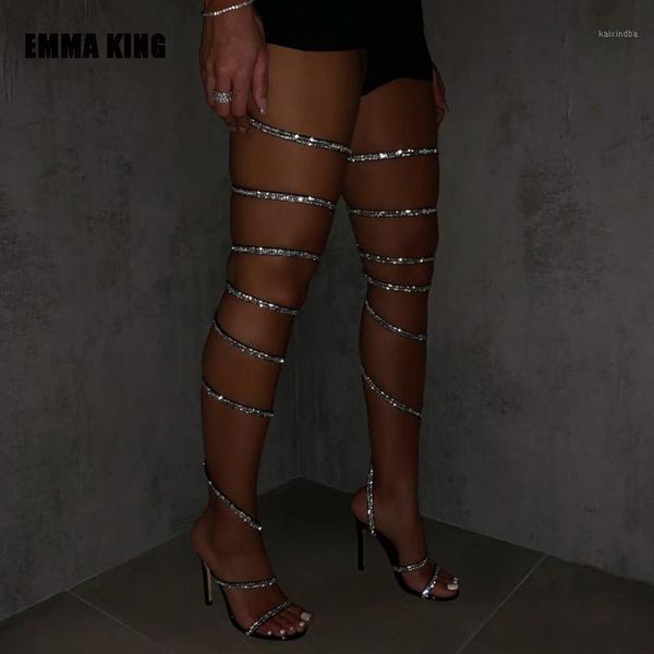 sandals 2021 thin high heels strap night club women summer crystal decorl over knee boots for women1, Black
sandals 2021 thin high heels strap night club women summer crystal decorl over knee boots for women1, Black