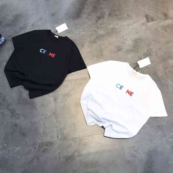 2022 factory wholesale ce + couple's 3d jelly color letter tape embroidery men's and women's loose casual round neck short sl, White
2022 factory wholesale ce + couple's 3d jelly color letter tape embroidery men's and women's loose casual round neck short sl, White