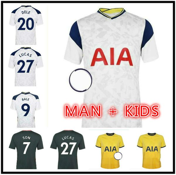 20 21 9 bale reguilon soccer jerseys kane son carlos vinicius 2020 2021 lucas dele football shirt lo celso home men + kids kit, Black;yellow
20 21 9 bale reguilon soccer jerseys kane son carlos vinicius 2020 2021 lucas dele football shirt lo celso home men + kids kit, Black;yellow