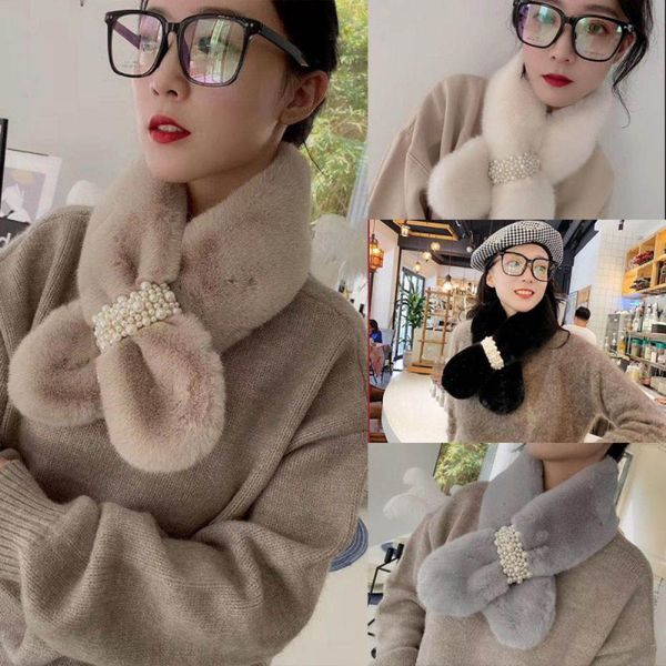 scarves soft faux fur scarf autumn and winter shawl collar pure color wrap plush neck sleeve thick women, Blue;gray
scarves soft faux fur scarf autumn and winter shawl collar pure color wrap plush neck sleeve thick women, Blue;gray