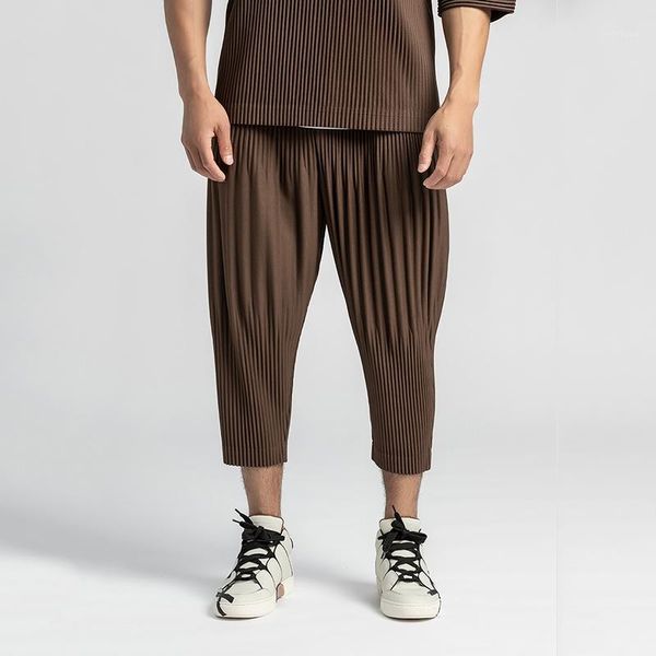 ewq / men's wear pleated pants japan style elastic waist ankle gradient lantern pants calf-length harem for male 9y32851, Black
ewq / men's wear pleated pants japan style elastic waist ankle gradient lantern pants calf-length harem for male 9y32851, Black