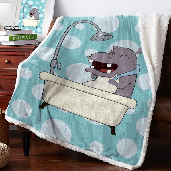 bighouses throw blanket hippo bathing fleece blankets personalized blankets bedclothes1
bighouses throw blanket hippo bathing fleece blankets personalized blankets bedclothes1