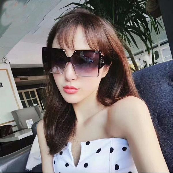sunglasses 2021 fashion square women brand designer oversized gradient blue black one piece sun glasses style shades uv400, White;black
sunglasses 2021 fashion square women brand designer oversized gradient blue black one piece sun glasses style shades uv400, White;black