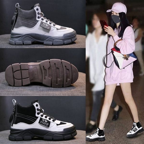 zper double high-2020 winter new boots thick soles in addition to with wild grey velvet women's shoes qwj6, Black
zper double high-2020 winter new boots thick soles in addition to with wild grey velvet women's shoes qwj6, Black